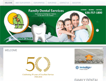 Tablet Screenshot of familydentalservices.net